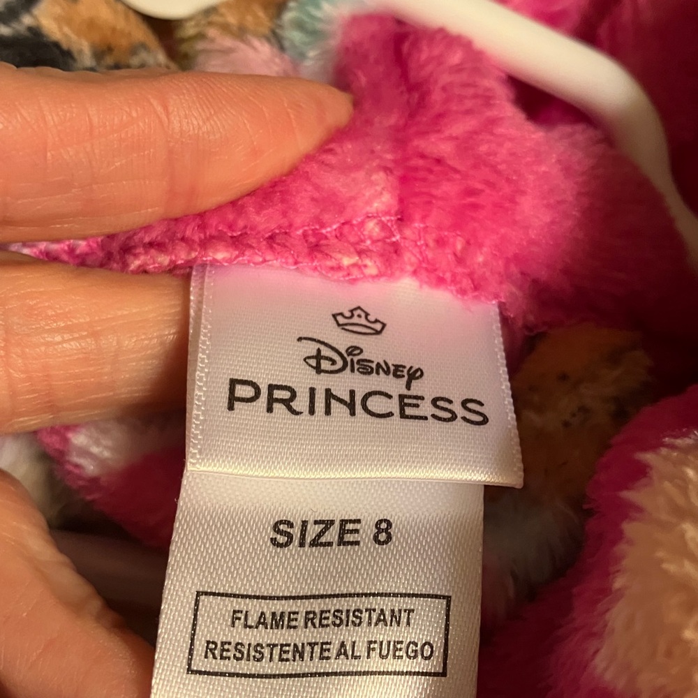 Disney Princess Pink Fleece Robe - Picture 4 of 8